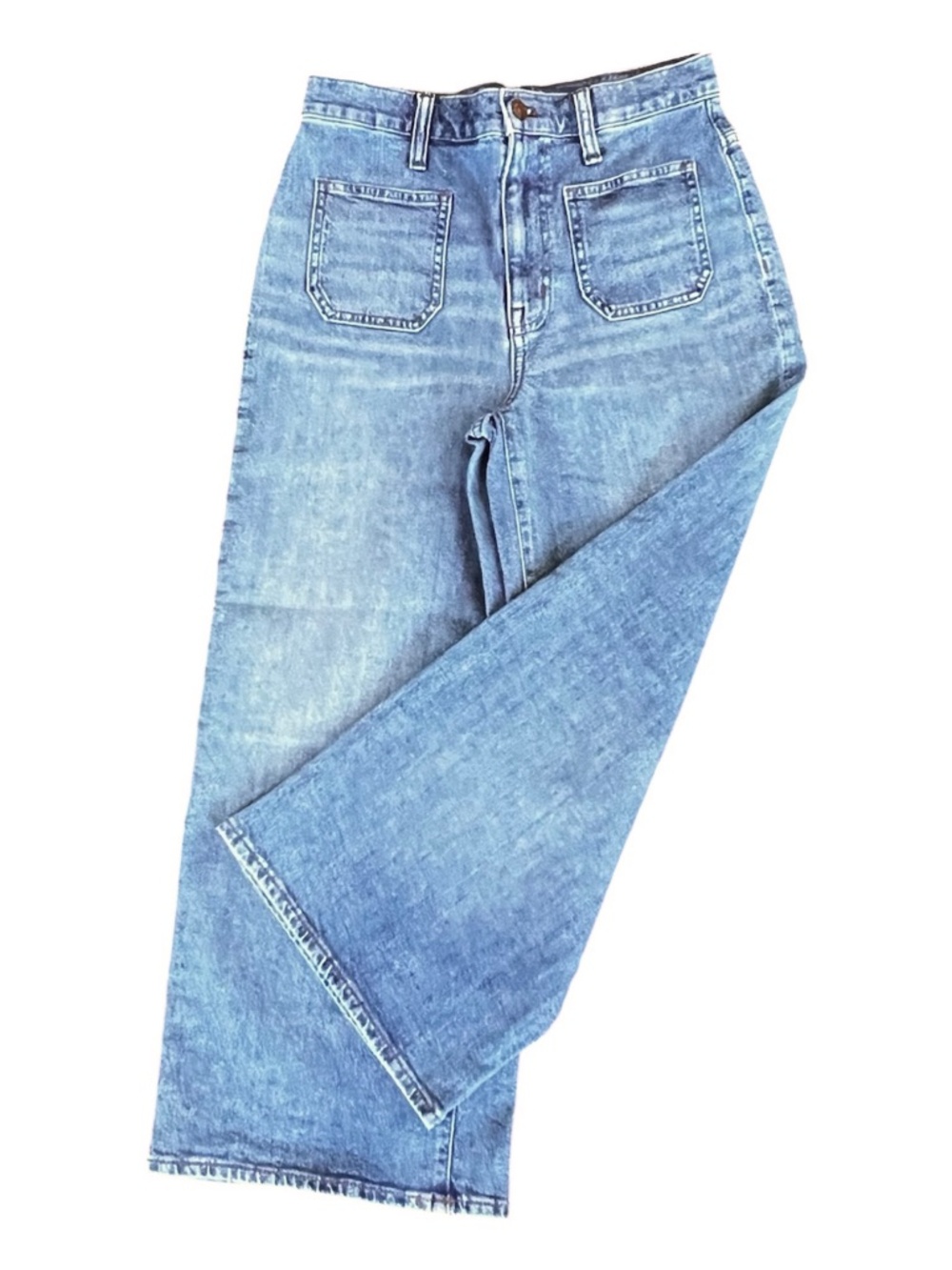 Madewell Perfect Vintage Wide-Leg Crop Jean Size 27
